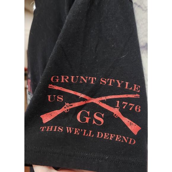 Grunt Style Black Red This Is My Quarantine Shirt Graphic Shirt XXXL Lightweight - Picture 3 of 5